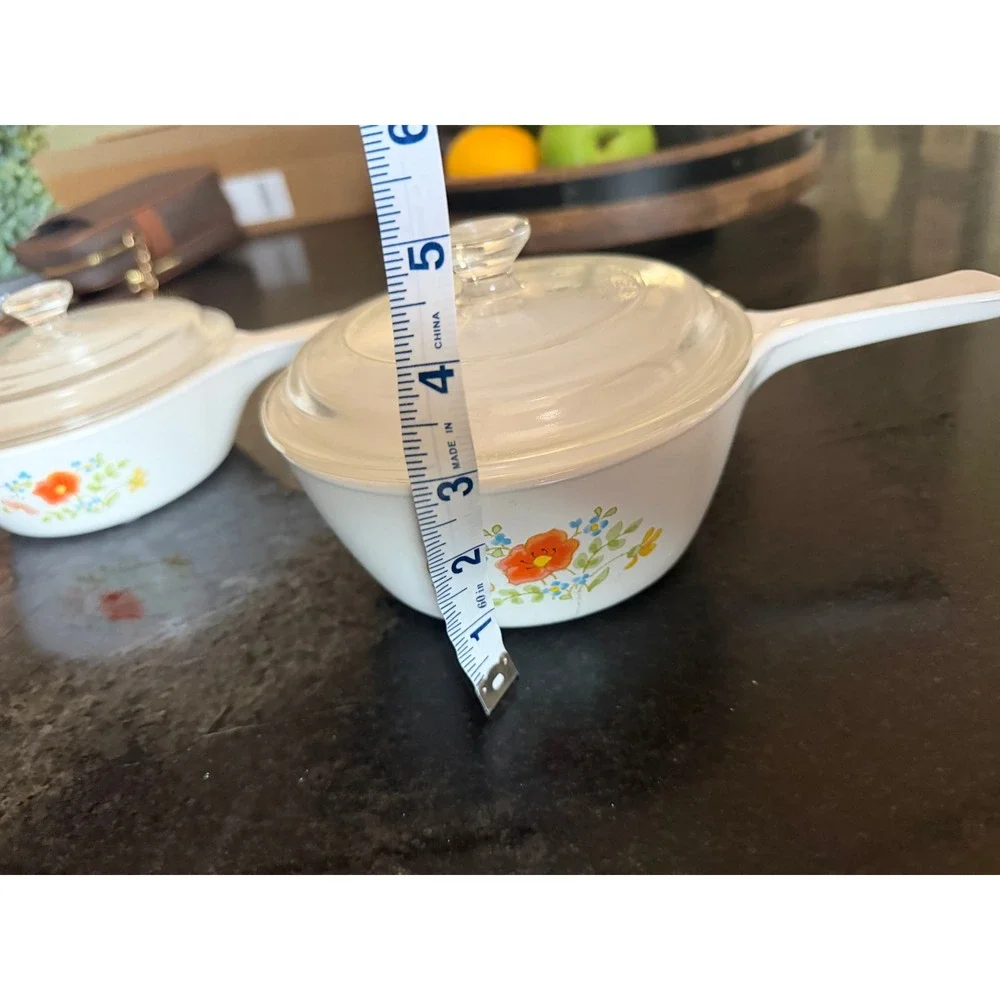 CorningWare  2 Pan Set,  Menuette Series in Wildflower